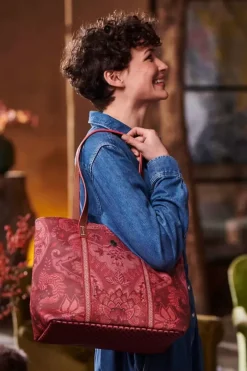 Pip Studio Shopper|Tasche Medium Kyoto Festival Dunkel