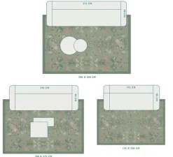 Pip Studio Rechteckige Teppiche|Teppich Festa Di Lividonia By Pip