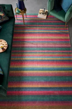 Pip Studio Rechteckige Teppiche|Teppich Jacquard Stripes By Pip Multi