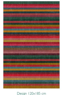 Pip Studio Rechteckige Teppiche|Teppich Jacquard Stripes By Pip Multi