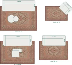 Pip Studio Rechteckige Teppiche|Teppich Majorelle By Pip