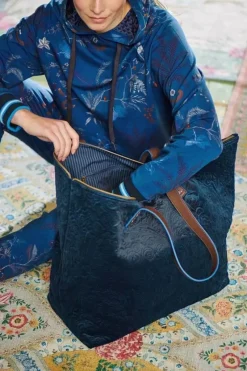 Pip Studio Wochenendtaschen|Tragetasche Samt Quiltey Days