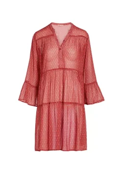 Pip Studio Kleider|Tunic Ajour Rosa