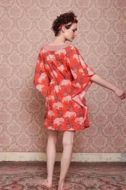 Pip Studio Kleider|Tunic Flora Firenze Koralle