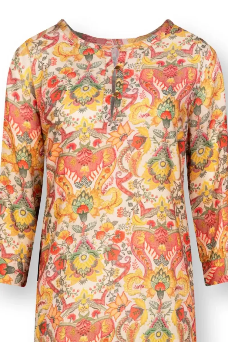 Pip Studio Kleider|Tunic Kyoto Festival Gelb