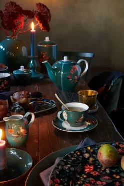 Pip Studio Porzellan Sets|Winter Wonderland Set/2 Cappuccino Tasse & Untertasse Grun