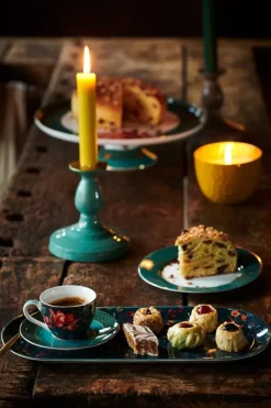 Pip Studio Tasse & Untertasse|Winter Wonderland Set/2 Espresso Tassen & Untertassen Dunkelblau