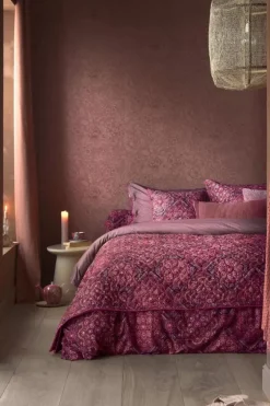 Pip Studio Bettkissen|Zierkissen Quilted Il Mosaico Dunkelrot